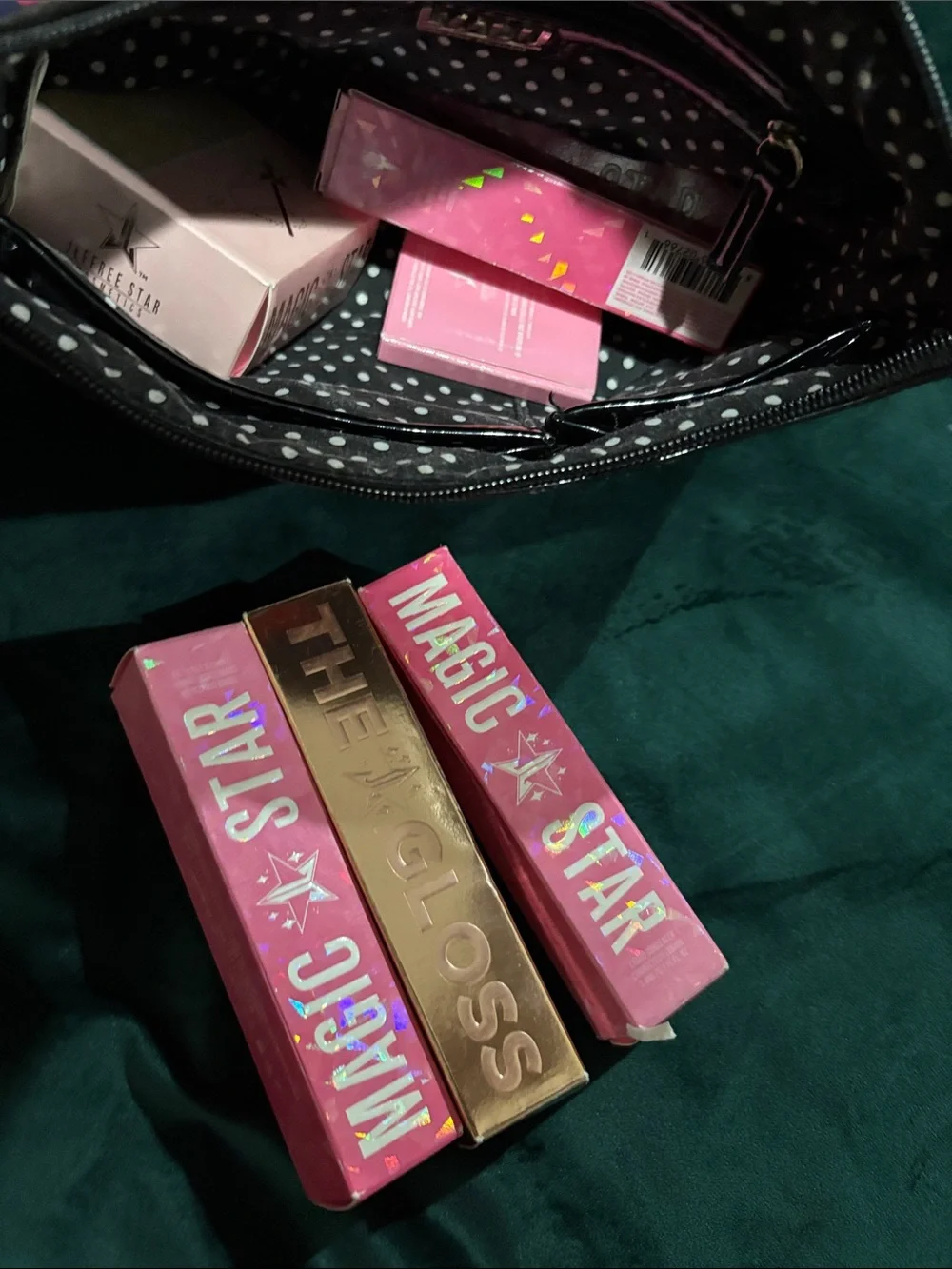 LuLu Make Up Bag with Jeffree Star Makeup